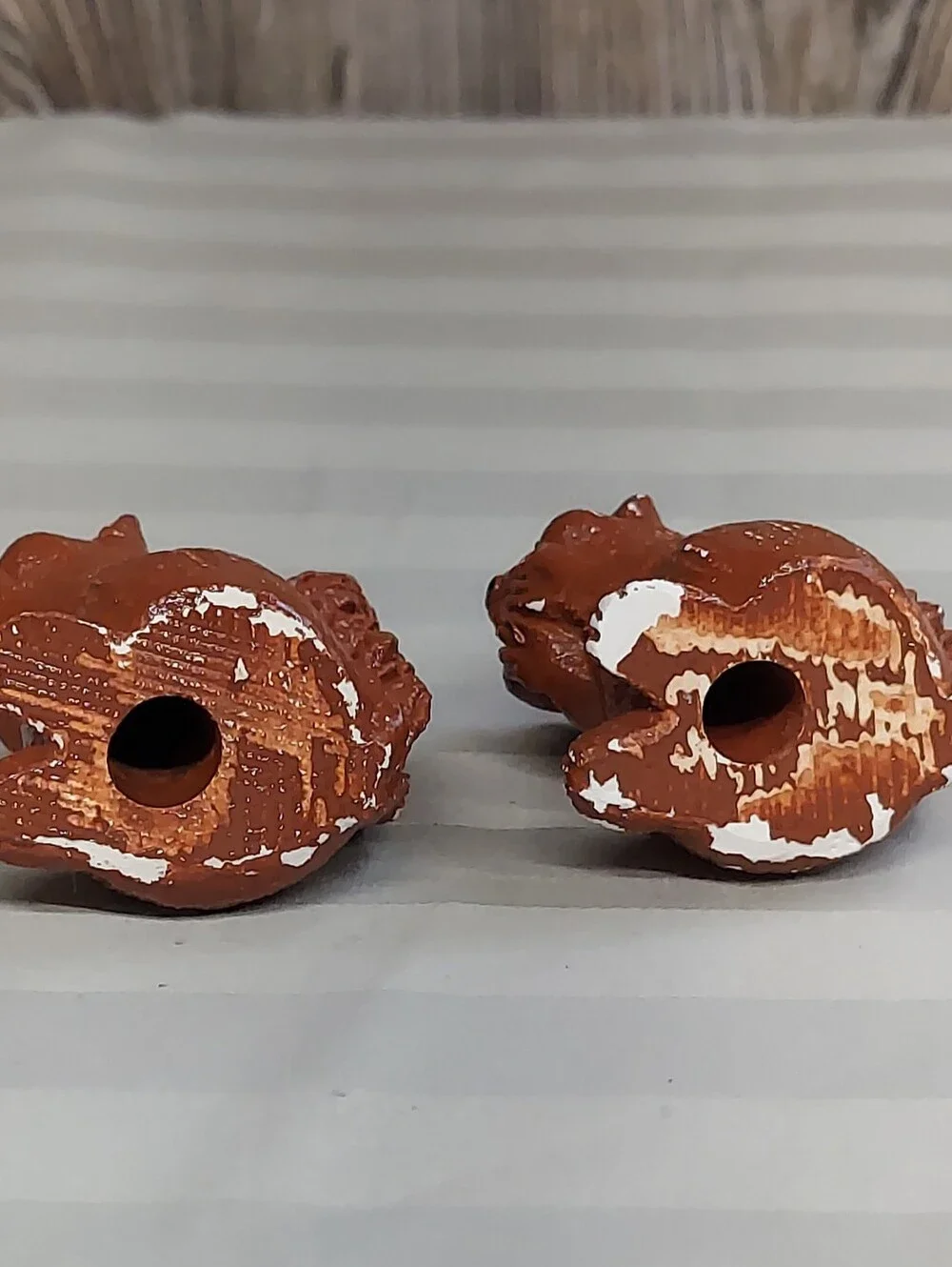 Vintage Mid-Century Chalkware Squirrel Salt & Pepper Shakers Set